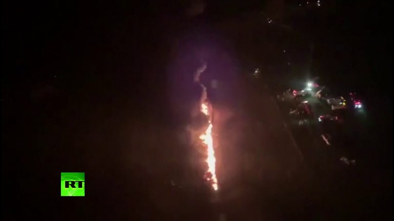 Video: Pipeline explosion kills over 20 gathered around ruptured line trying to collect fuel