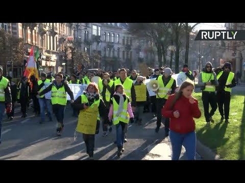 Video: Yellow Vest protest in Brussels