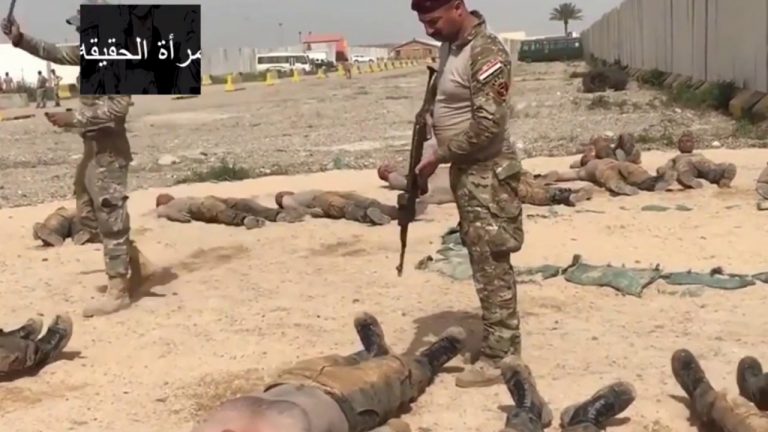 Video: Hardcore Iraqi commando training: Bullets fly between trainees’ heads!