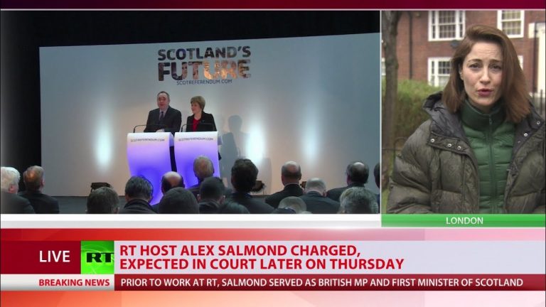 Video: Alex Salmond arrested after giving statement to police