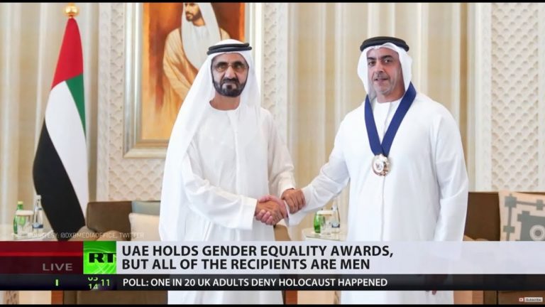 Video: UAE holds gender equality awards… where all recipients are men