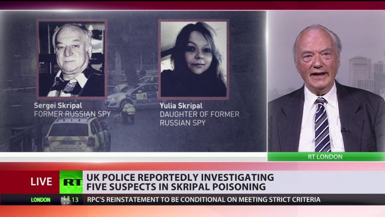 Video: UK police now investigating five suspects in Skripal poisoning – report