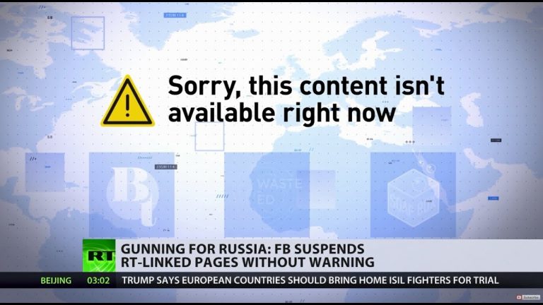 Video: ‘Unprecedented punishment’: Facebook bans RT-linked pages for ‘failing’ to mention funding source