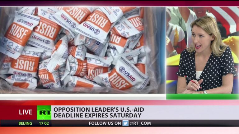 Video: Opposition leader’s deadline for US aid reaching Venezuela expires