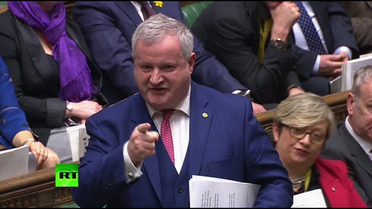 Video: Blackford slams May for laughing during Brexit speech