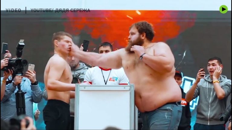 Video: How can he slap? Very, very, very, very hard!