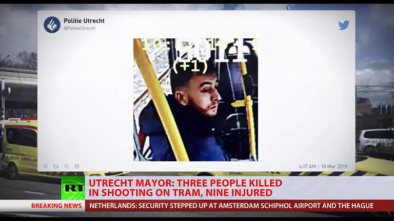 Video: Utrecht shooting: 3 are killed, 9 injured, police are hunting for 37-year-old, Turkish-born man
