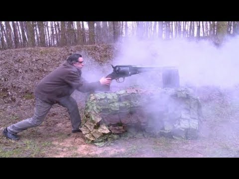 Video: Big Gun: World's largest firing revolver unveiled